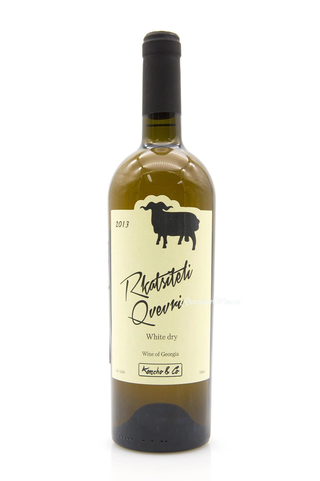 Вино Koncho & Co Rkatsiteli Qvevri   Кончо и Ко Ркацители Квеври 750 мл