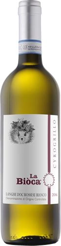 Вино La Bioca Cyrogrillo Langhe DOC Rossese Bianco  Ла Биока Чирогрилло Ланге ДОК Россезе Бьянко 2020  750 мл