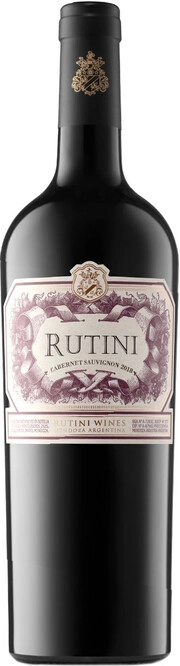 Вино Rutini Cabernet Sauvignon Mendoza Рутини Каберне Совиньон Мендоза 2018 750 мл  14%