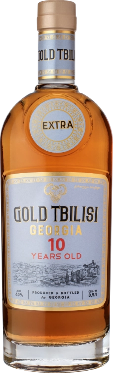 Коньяк   Gold Tbilisi EXTRA 10 YO  500 мл  40%
