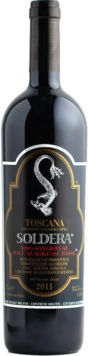 Вино Case Basse Soldera Toscana IGT Казе Бассе Сольдера Санджовезе 2011 750 мл