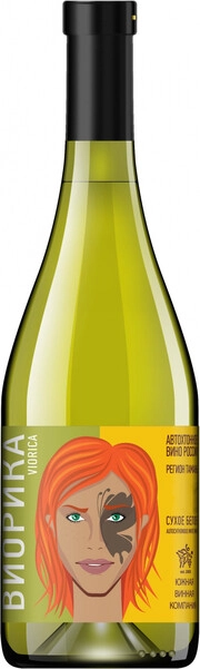 Вино ЮВК  Виорика АВТОХТОННОЕ  белое сухое 2018  750 мл
