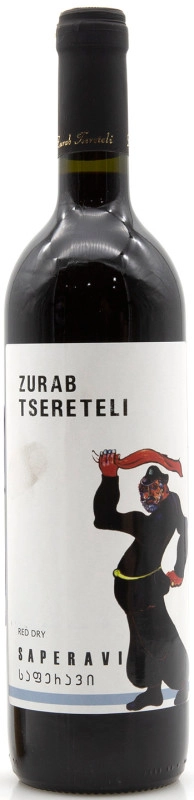 Вино Зураб Церетели Саперави красное  сухое  750 мл