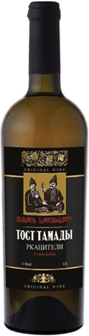 Вино  Тост Тамады Ркацители 750 мл