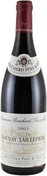 Domaine de Montille, Volnay 1-er Cru "Les Taillepieds", Вольне Премье Крю Ле Тайпье АОС, Домен де Монтий, красное сухое, 1996,12%,0.75л.