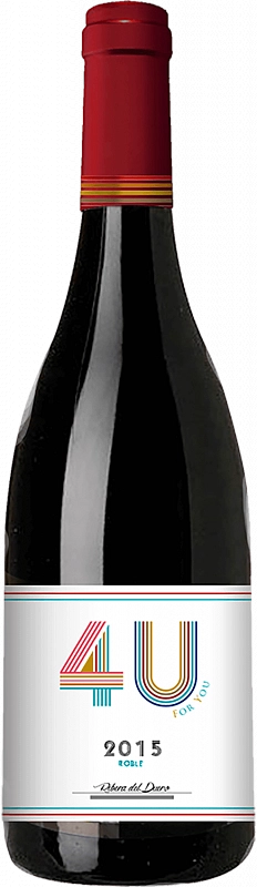 Вино Nuestro de Diaz Bayo  4U For You Ribera del Duero DO  Нуэстро де Диас Байо  4Ю Фор Ю Рибера-дель-Дуэро 2019 750 мл