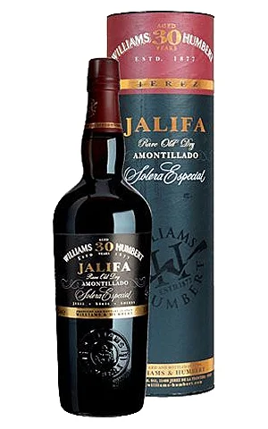 Херем SOLERA ESPECIAL AMONTILLADO,  "ВИЛЬЯМС И ХАМБЕРТ" ХАЛИФА АМОНТИЛЬЯДО СОЛЕРА ЭСПЕСИАЛЬ 30 лет, бел. ликерное