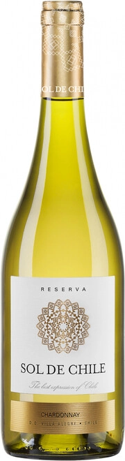 Вино Sol de Chile Chardonnay Reserva  Соль де Чили Шардоне Ресерва 2018  750 мл