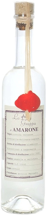 Граппа  Marzadro  "La Mia Grappa" Amarone     500 мл