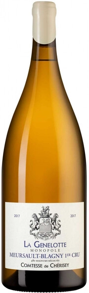 Вино Domaine Comtesse de Cherisey Meursault-Blagny 1er Cru La Genelotte AOC  2019  1500 мл  