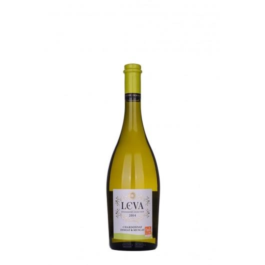 Вино Leva Chardonnay& Dimiat & Muscat Лева Шардоне Димят Мускат 750 мл