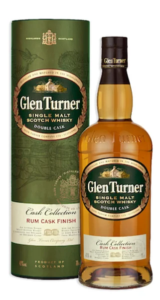 Виски Glen Turner Rhum Cask Finish Single Malt in tube  700 мл