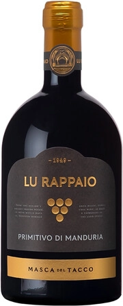 Вино Masca del Tacco Lu Rappaio  Primitivo di Manduria   Маска дель Такко Лу Раппайо  Примитиво ди Мандурия 750 мл