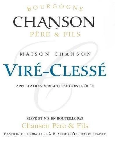 Вино CHANSON PÈRE ET FILS Viré Clessé  2012 750 мл