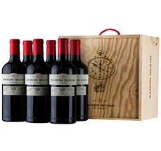 Вино Bodegas Ramon Bilbao Crianza Rioja DOC Бодегас Рамон Бильбао Крианса набор из 6 бутылок в падарочной упаковке 750 мл