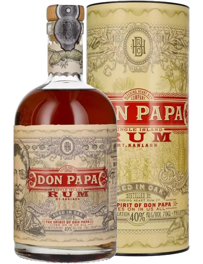 Ром Don Papa in gift tube  700 мл
