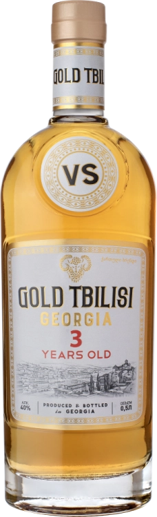 Коньяк  Gold Tbilisi VS 3 yo   500 мл  40%