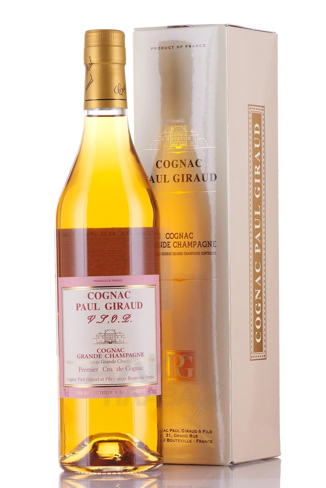 Коньяк Paul Giraud VSOP Grande Champagnе gift box 700 мл