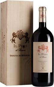 Вино Il Pino di Biserno Toscana IGT wooden box  2020 1500 мл