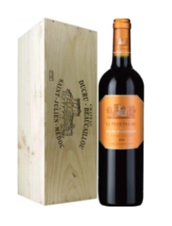 Вино Le Petit Ducru de Ducru-Beaucaillou Saint-Julien AOC дер. коробка 2020 1500 мл