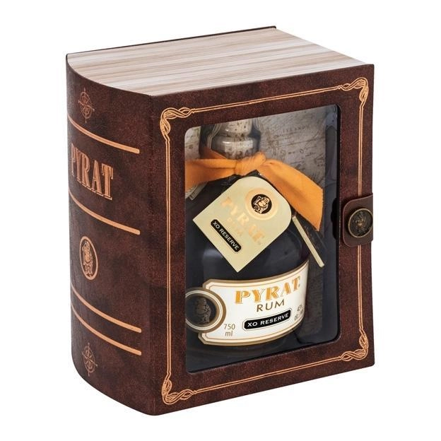 Ром Pyrat XO   Reserve Gift book   Пират ХО  Книга в п/у 750 мл