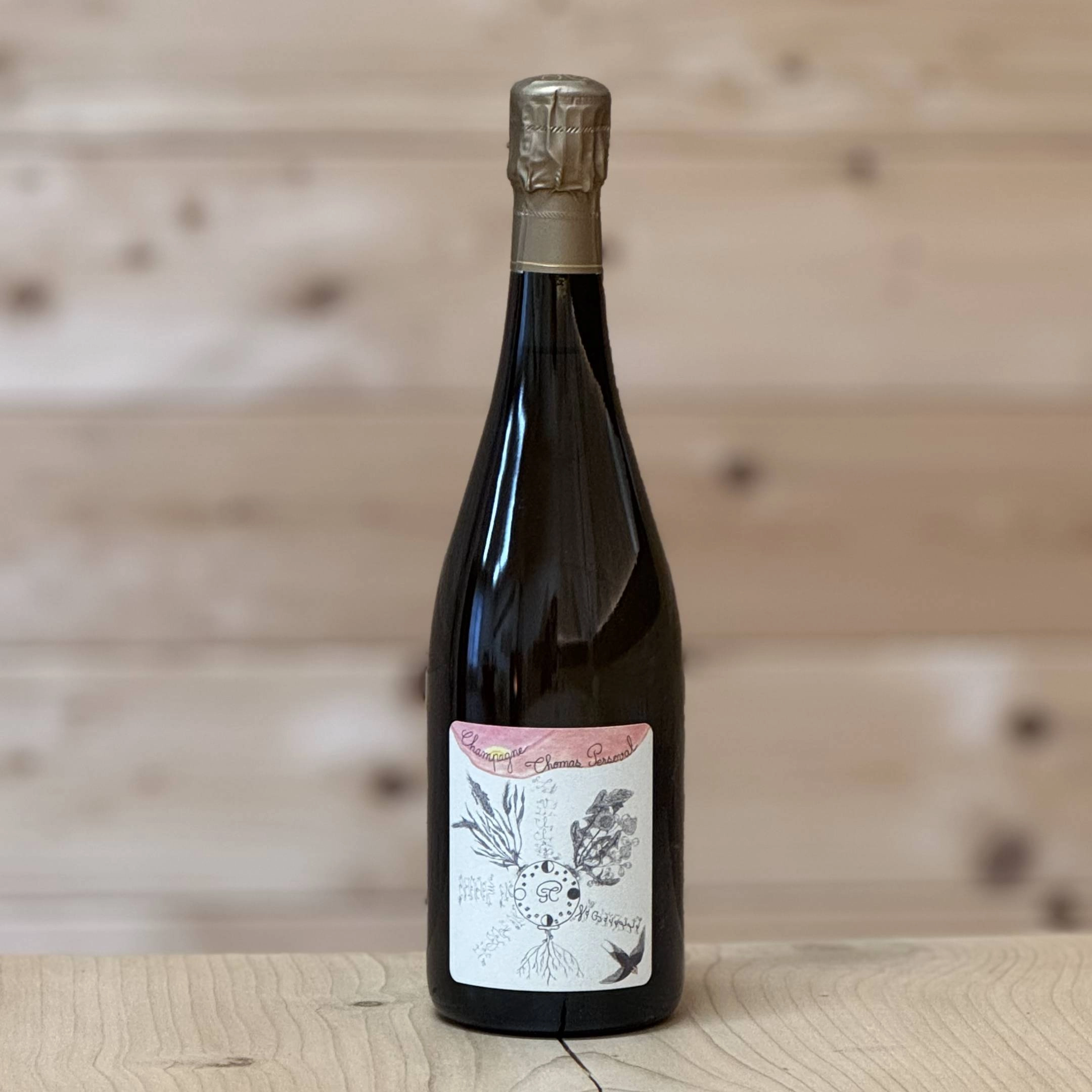 Шампанское Thomas Perseval La Pucelle Rose de Maceration Brut Nature Champagne AOC  2020  750 мл