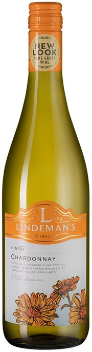 Вино Lindemans Bin 65  Chardonnay Линдеманс Бин 65 Шардоне  2019 750 мл
