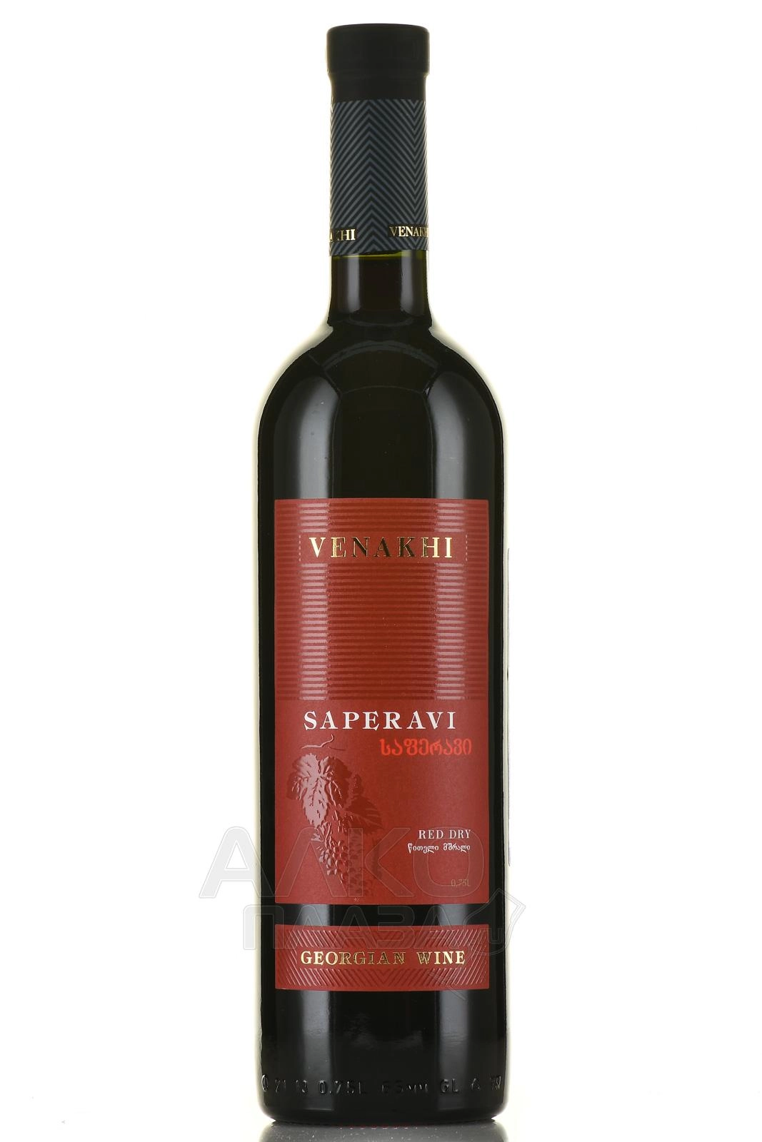 Вино  Venakhi  Saperavi  red dry  750 мл