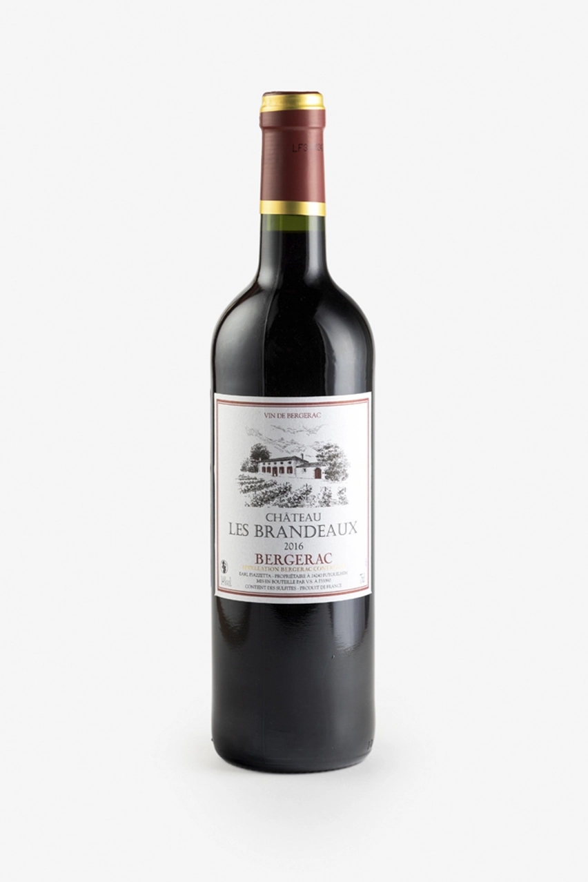 Вино Chateau Les Brandeaux Bergerac AOC red dry  750 мл