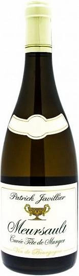 Вино Patrick Javillier Meursault Cuvee Tete de Murger Патрик Жавилье Мерсо Кюве Тэт де Мюрже 2018 750 мл