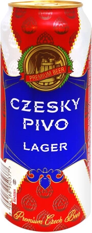 Пиво  Czesky Pivo  Lager  in can