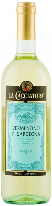 Вино La Cacciatora Vermentino di Sardegna DOC Ля Каччиатора Верментино ди Сарденья 2018 750 мл