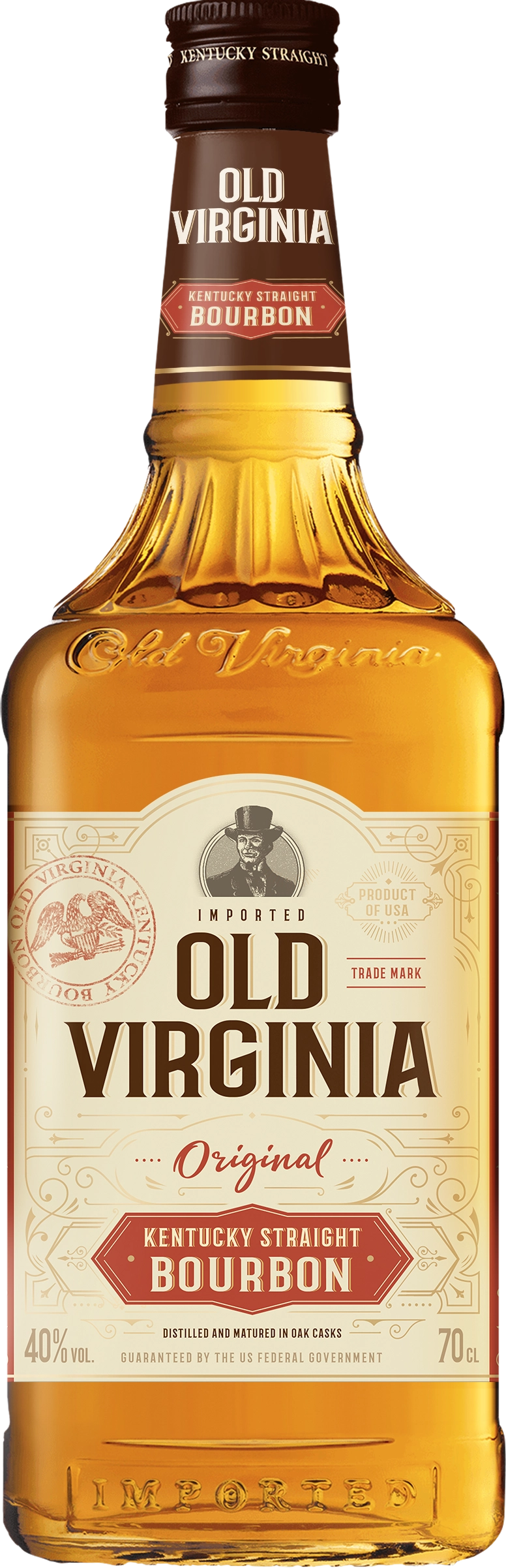 Виски Whisky Old Virginia Bourbon  700мл