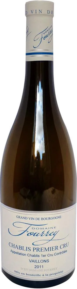 Вино Domaine Fourrey et Fils Chablis Premier Cru Vaillons Домен Фурре э Фис Шабли Премье Крю Вайон 2011 750 мл