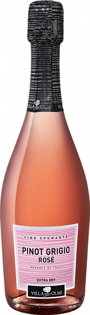 Игристое вино Villa degli Olmi  Pinot Grigio Rose   DOC Spumante Extra Dry    200 мл