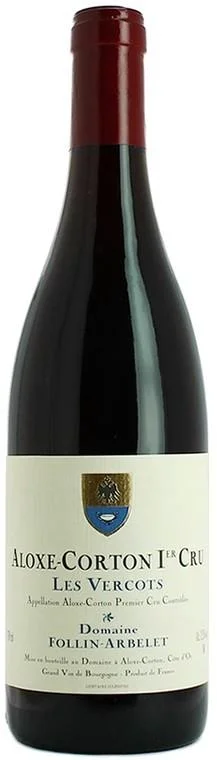 Вино Domaine Follin-Arbelet Les Vercots Aloxe-Corton Premier Cru AOC Домен Фоллин-Арбеле Ле Верко Алокс-Кортон Премье Крю 2012 750 мл
