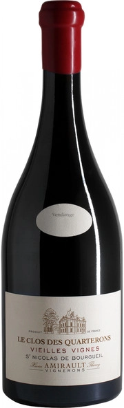 Вино Le Clos des Quarterons Vieilles Vignes AOP Saint Nicolas de Bourguei dry red Ле Кло де Картерон Вьей Винь АОП Сен Николя де Бургей сухое красное 2018 750 мл