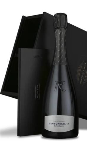Игристое вино  Ronco Calino Sinfonia No.13 Franciacorta Brut  gift box  2009 750  мл  13%