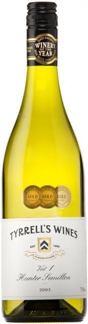 Вино Tyrrell's Wines Semillon Vat 1 Тиррелз Вайнз Семийон Ват 1 2015 750 мл