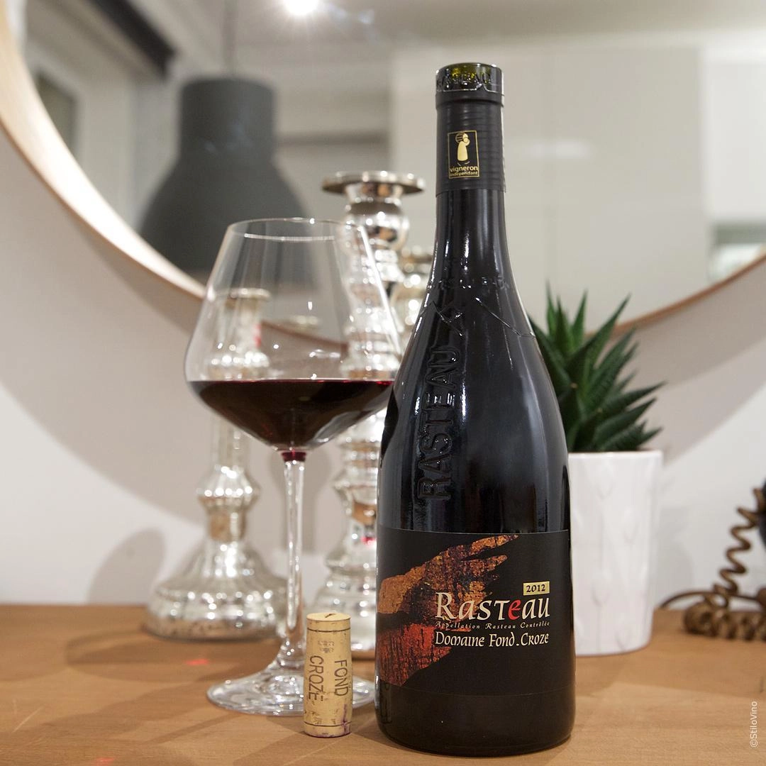 Вино  Domaine Fond Croze AOC Rasteau Домен Фонд Кроз  Расто 2015 750 мл
