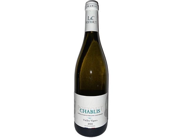 Вино  L&C Poitout Vieilles Vignes Chablis AOC dry white  2023 750 мл 12,5%