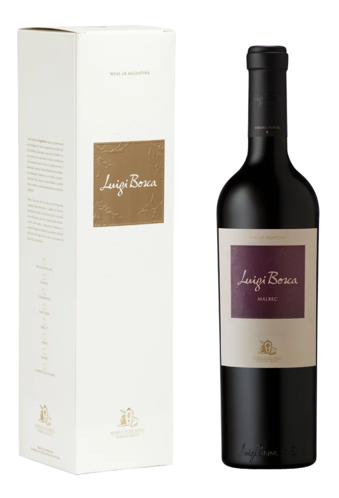 Вино Luigi Bosca  Malbec  Луиджи Боска  Мальбек в подарочной упаковке 2014  750 мл