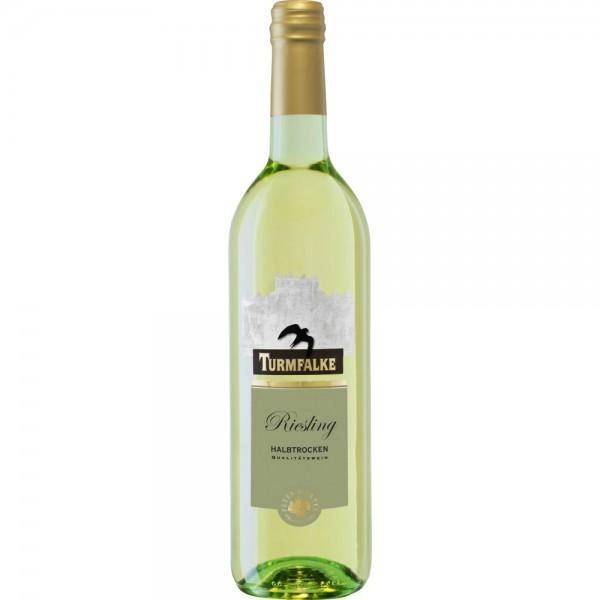 Вино Peter Mertes Turmfalke Riesling halbtrocken Петер Мертес Турмфальке Рислинг QbA белое полусухое 750 мл