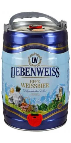 Пиво Liebenweiss Hefe Weissbier Либенвайс Хефе-Вайсбир  5000 мл