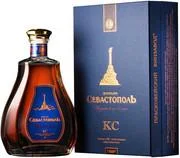 Коньяк Прасковейский Ставрополь КВ бутылка Эмели в подарочной упаковке 700 мл