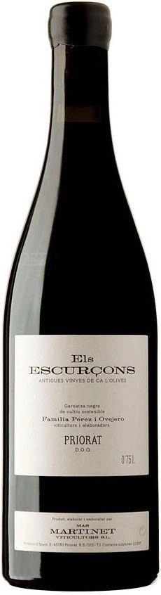 Вино Mas Martinet Els Escurcons  Priorat DOQ  Элс Эскурсонс 2009 750 мл