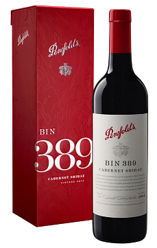 Вино Penfolds Bin 389 Cabernet Shiraz Пенфолдс Бин 389 Каберне Шираз в подарочной упаковке 2019 750 мл