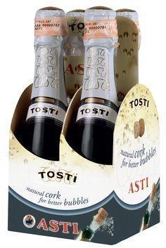 Игристое вино Tosti Asti  set of 2 bottles gift box  750 мл