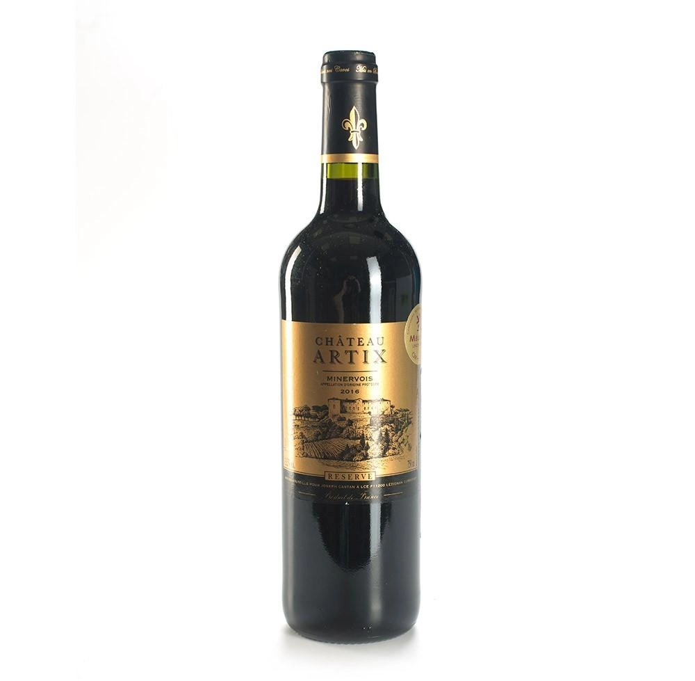 Вино Joseph Castan AOC Minervois Chateau Artix  Жозе Кастан  Минервуа Шато Артикс 2016 750 мл
