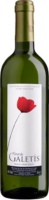 Вино Les Domaines Montariol Degroote  Fleur de Galetis Blanc  Флёр де Галети белое   750 мл